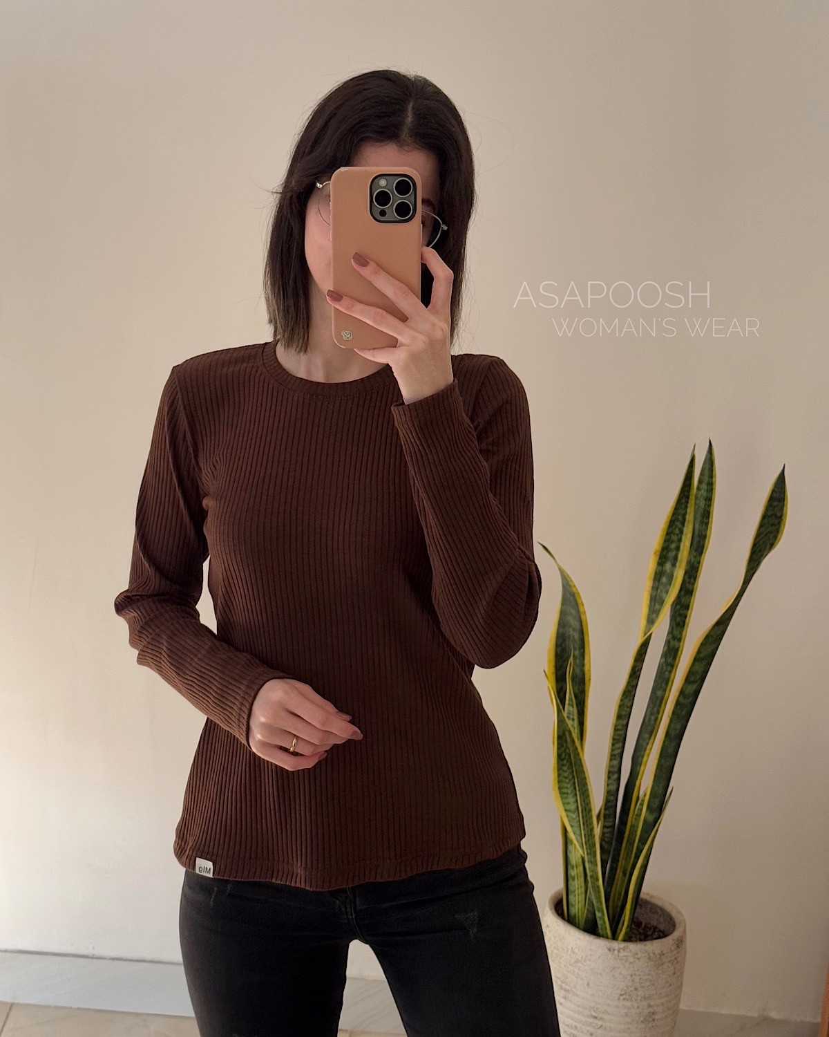 بلوز-کبریتی-یقه-گرد