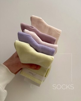 جوراب ساق‌دار پاستلی