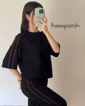 ست دو خط قهوه‌ای