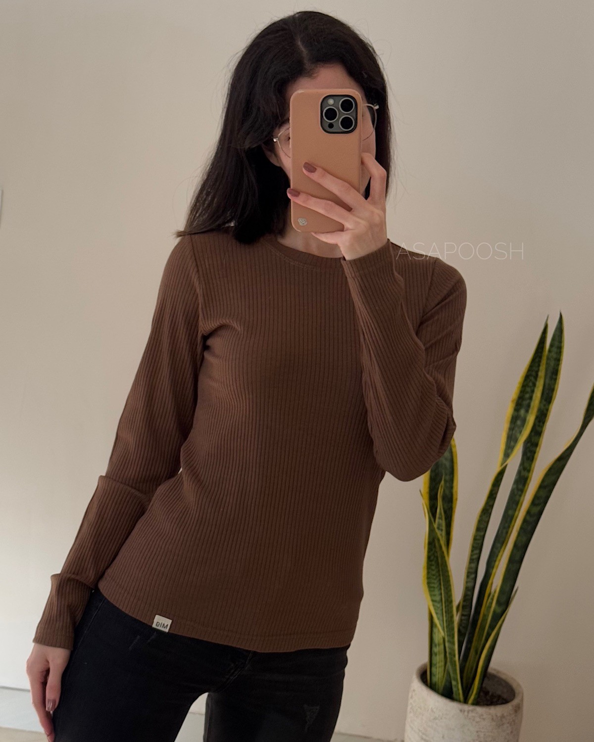 بلوز-کبریتی-یقه-گرد