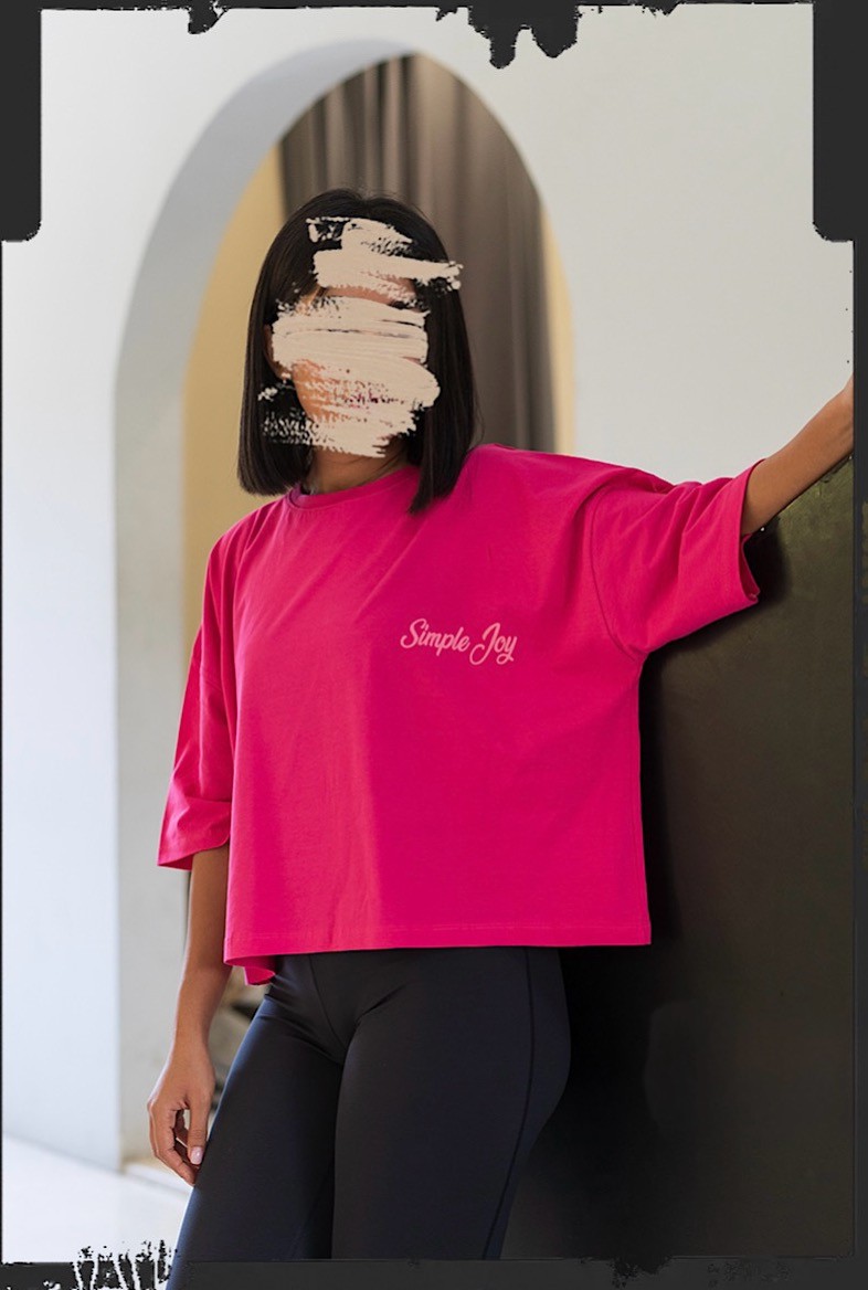 کراپ-تیشرت-simple-joy